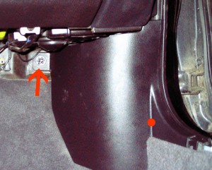 Nissan 240SX S14 Remove Kick Panel