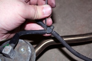 how to remove a vacuum line